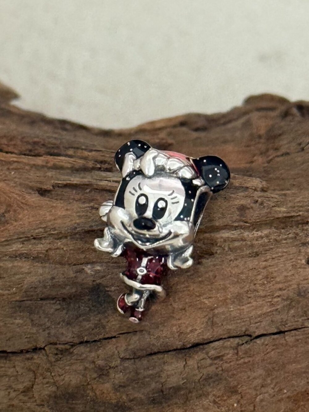 Pandora Disney Minnie Mouse Holiday Charm Sterling silver Jewelry